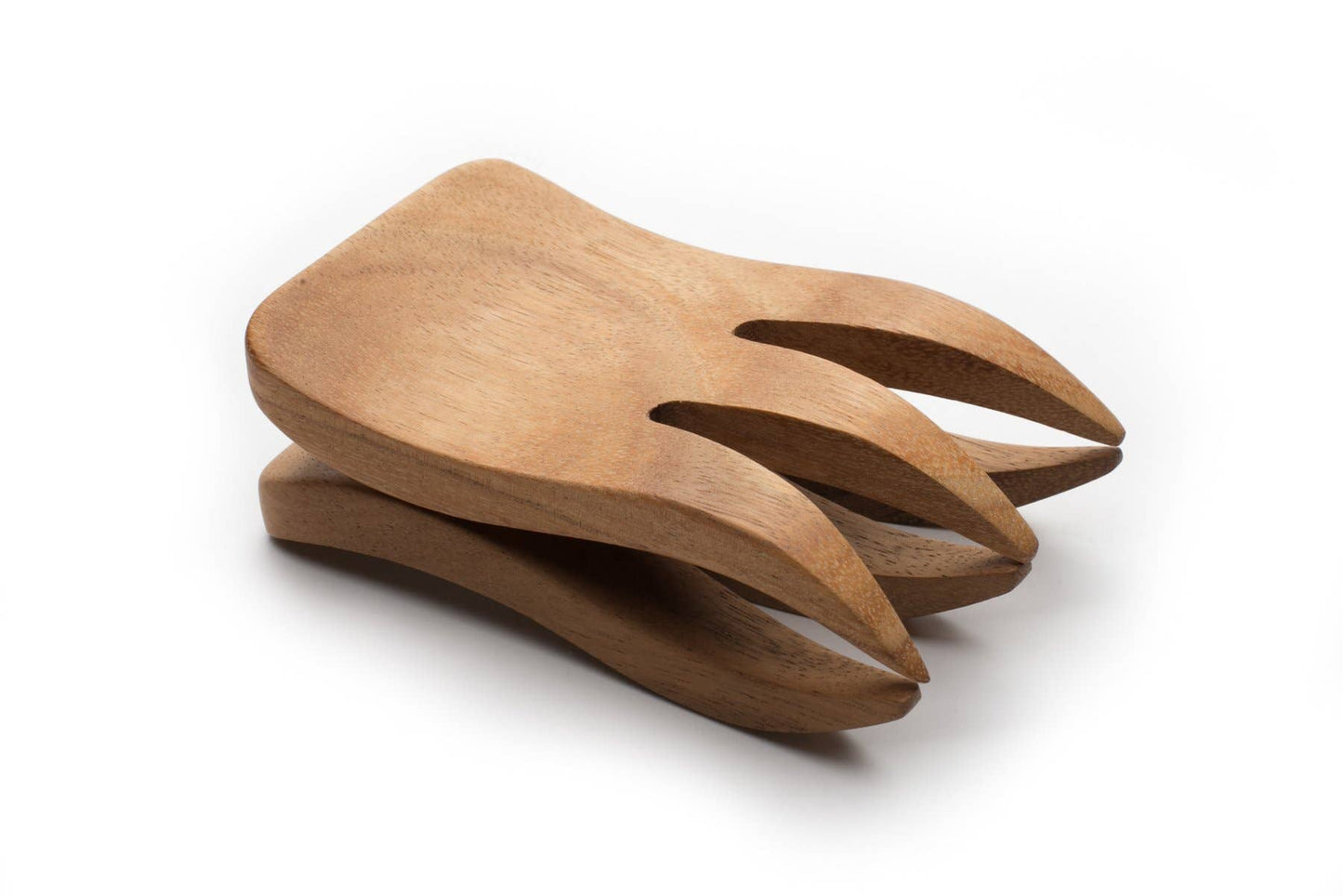 Bear Claw Salad Server Set, Acacia Wood, 2-Piece