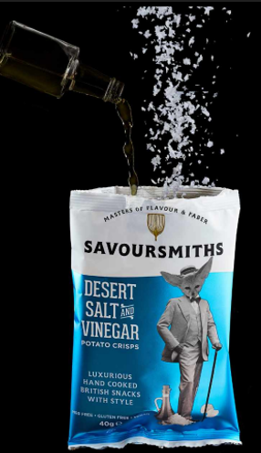 Savoursmiths Desert Salt and Vinegar Potato Crisps 5.29oz