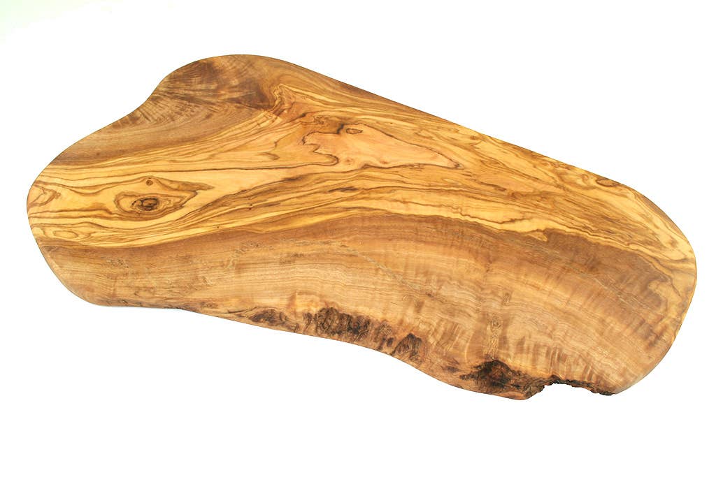 Natural cut cutting board 50 cm olive wood