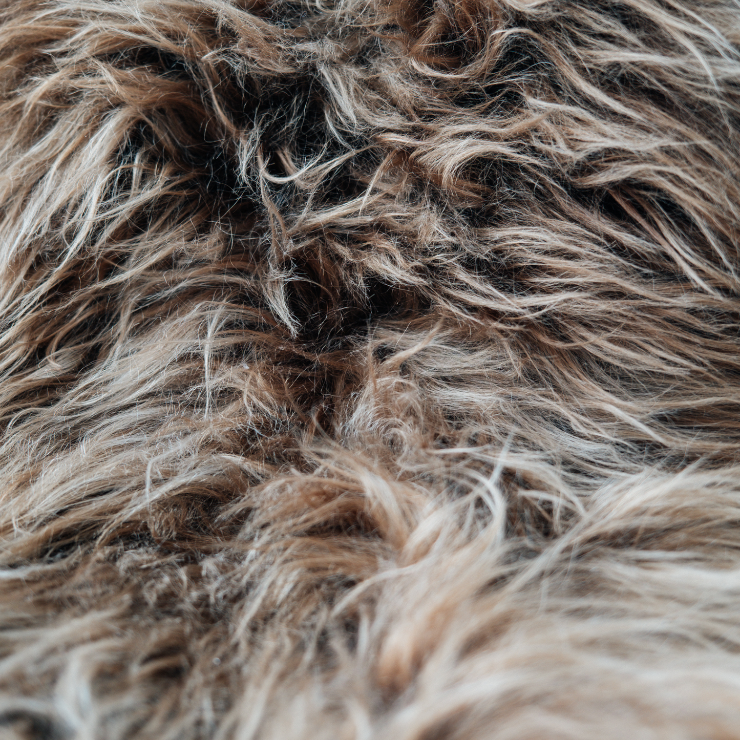 Icelandic Brown Long Hair Sheepskin