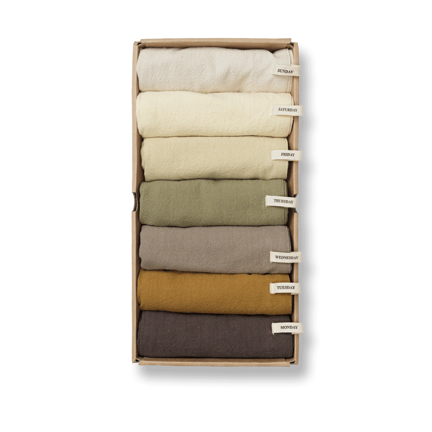 Everyday Organic Cotton Tea Towels - Set of 7