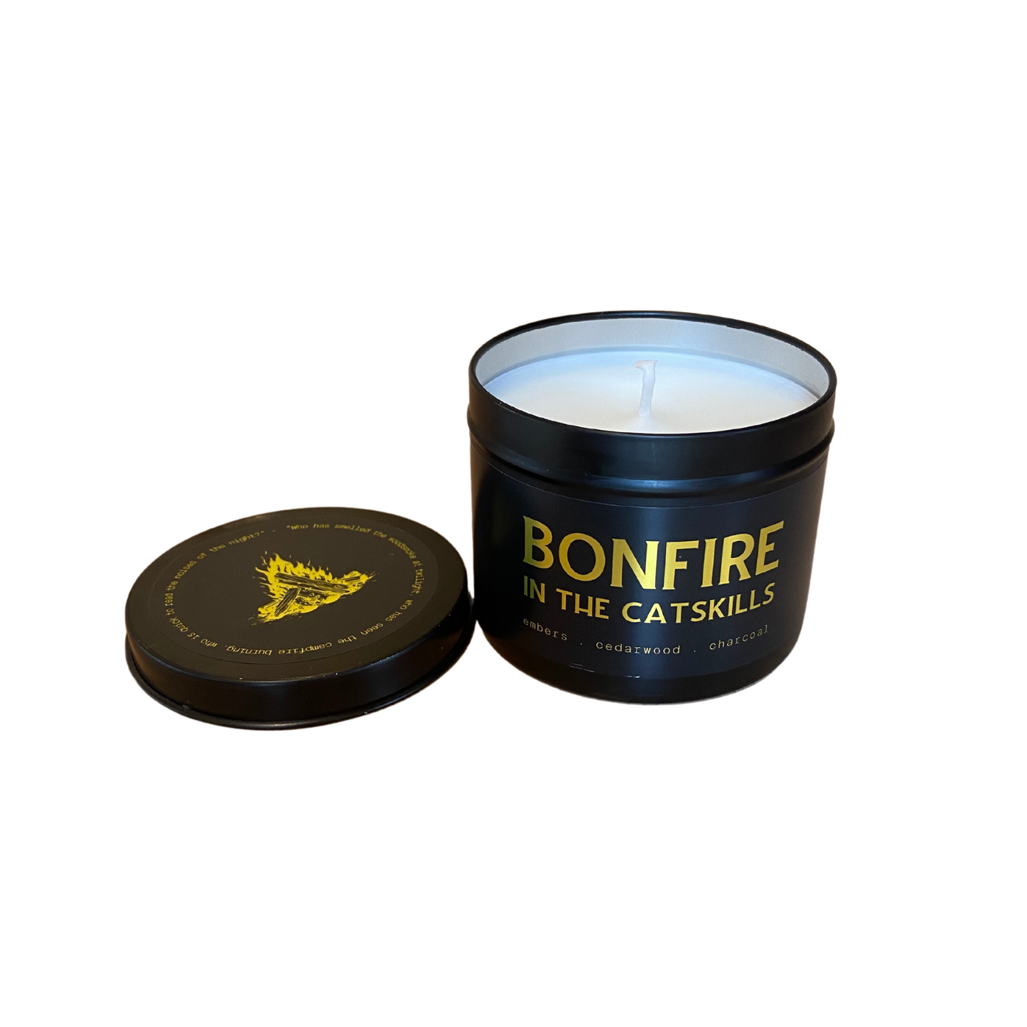 Homestedt Bonfire Candle in Tin