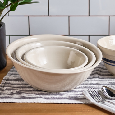 Ohio Stoneware Mixing / Serving Bowl Set