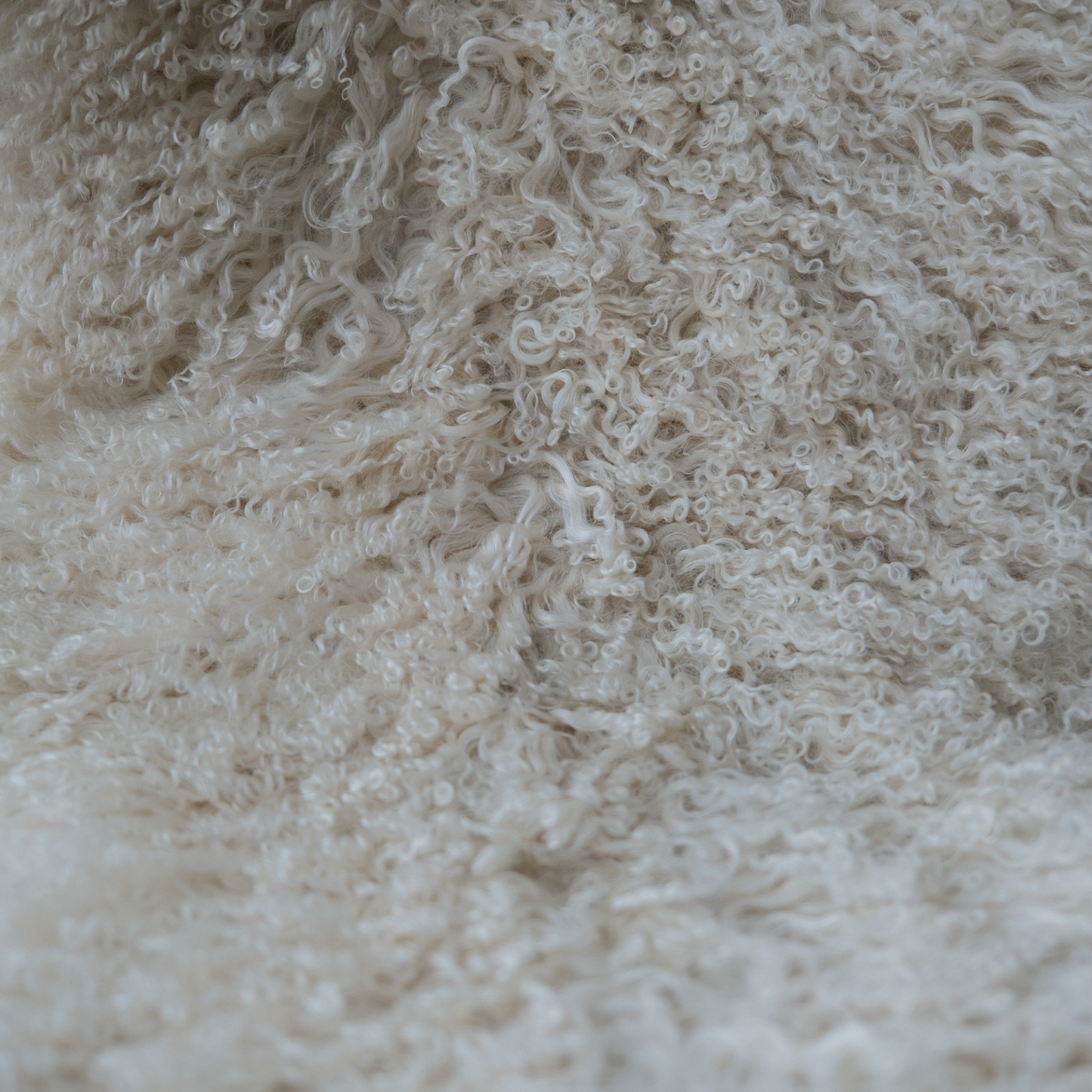 Tibetan Curly White Sheepskin