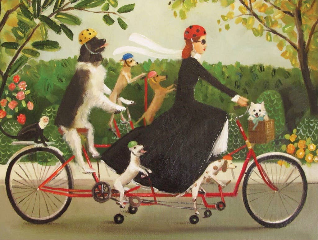 Miss Moon's Bike - 1000 Piece Jigsaw Puzzle