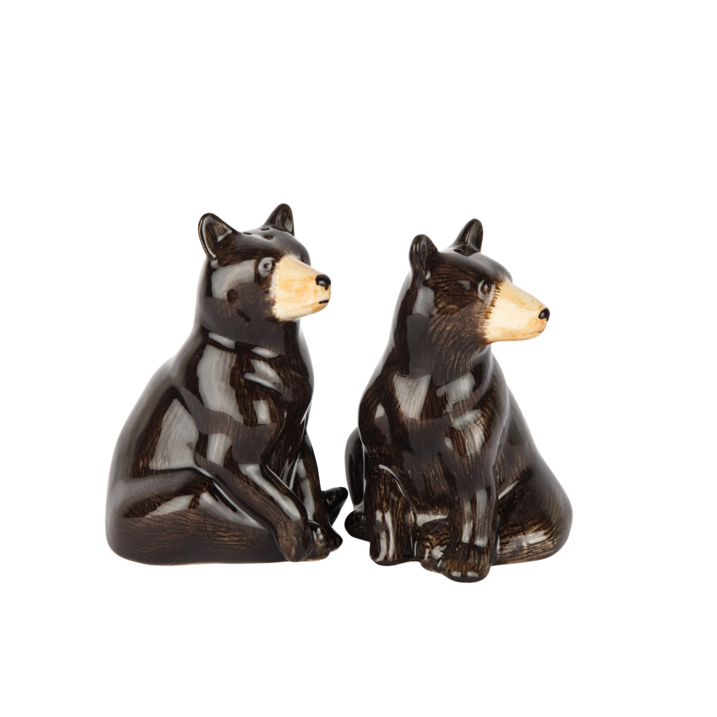 Black Bear salt and pepper shaker