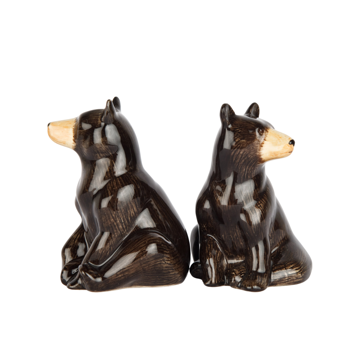 Black Bear salt and pepper shaker