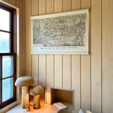 Canvas Wall Hanging - Birds-Eye View of the Catskill Mountains