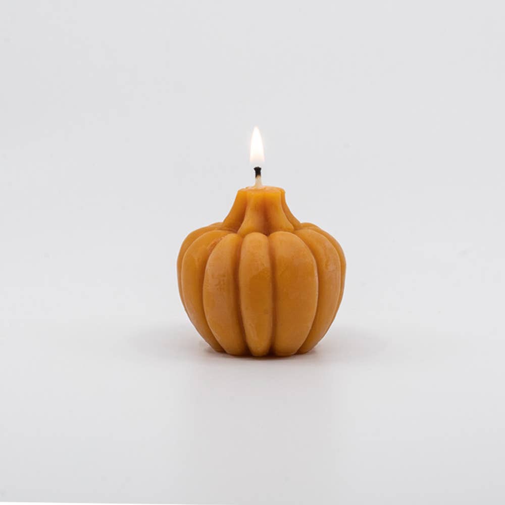 Beeswax Pumpkin Candle