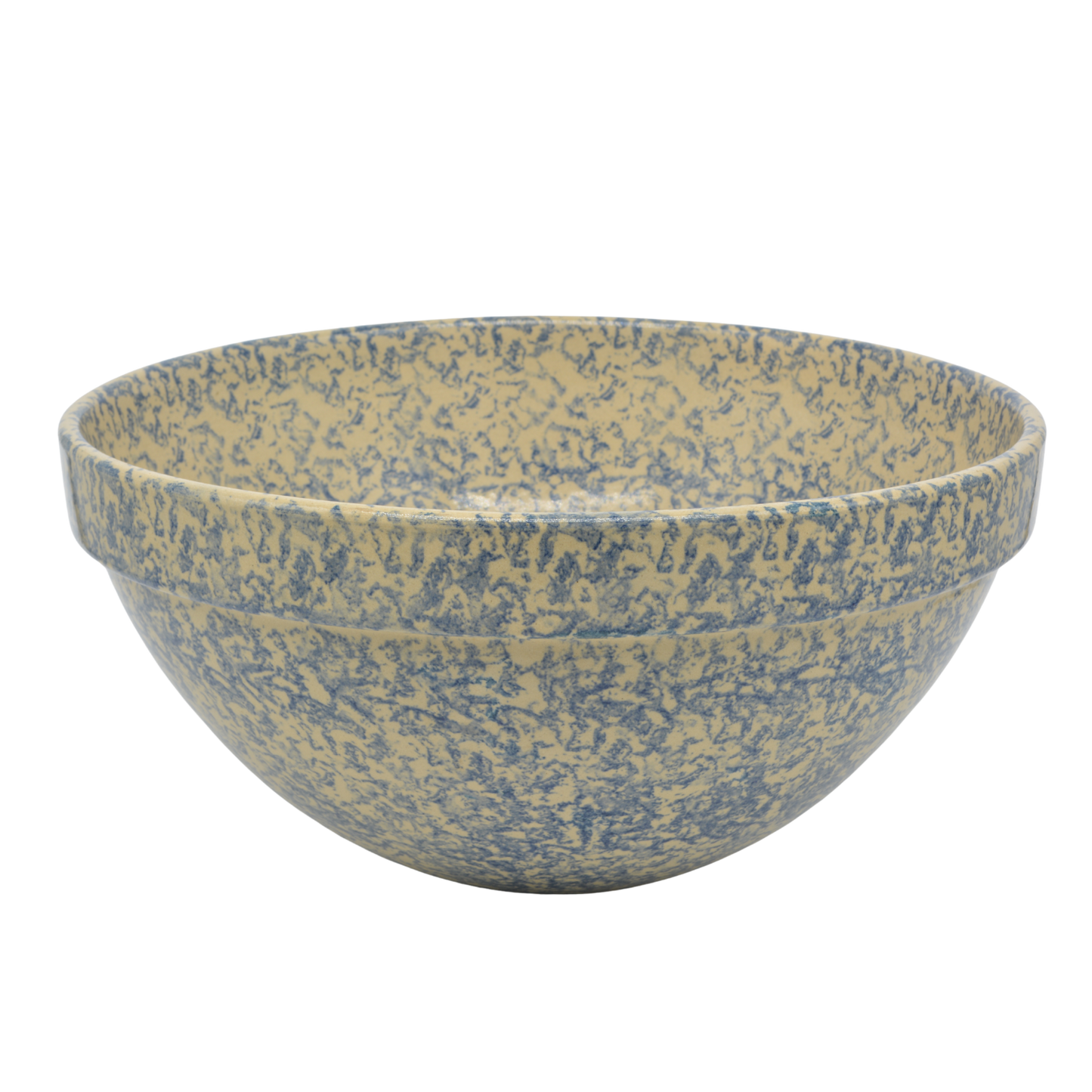 R. Ransbottom Spongeware Bowl | American Antique
