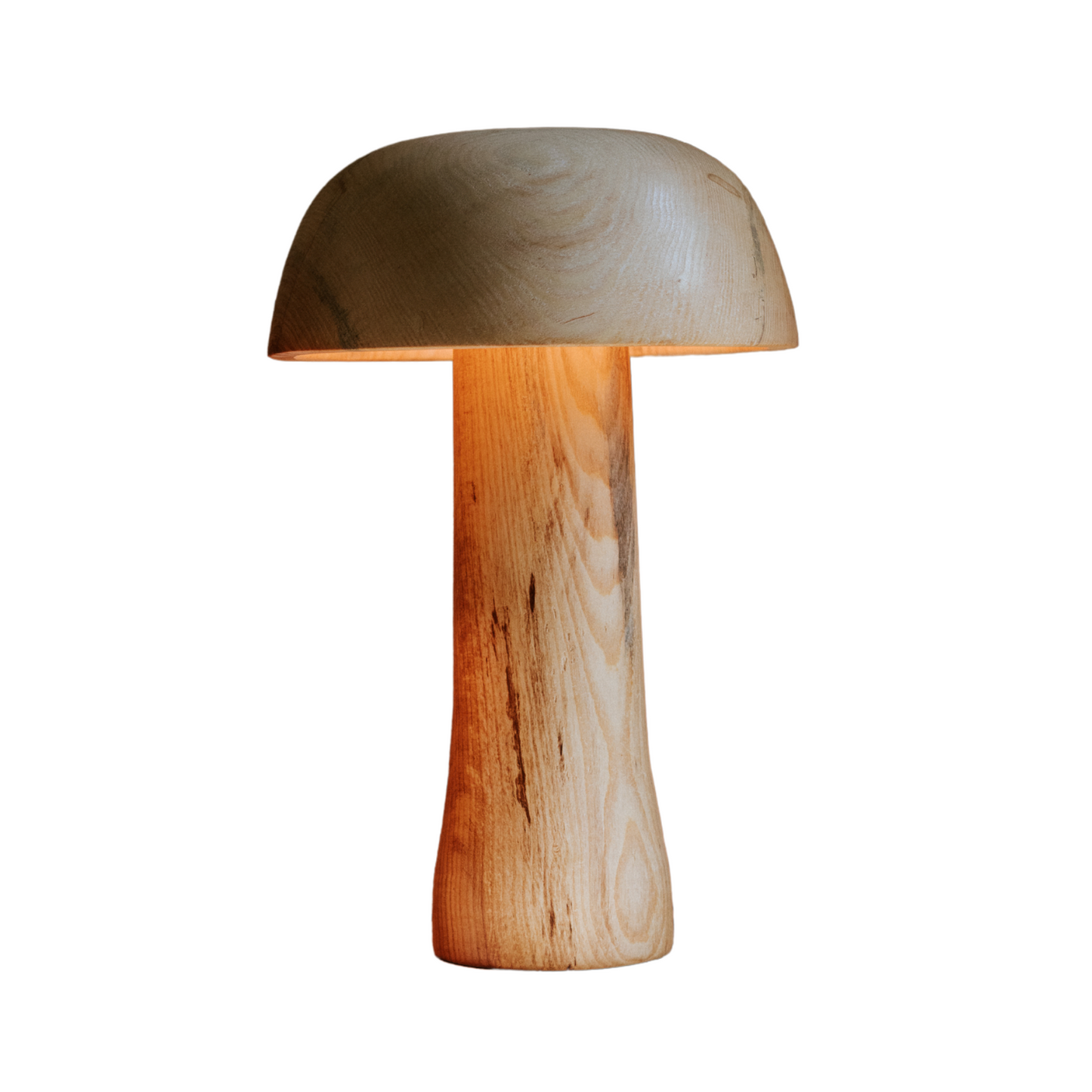 Wooden Mushroom Light