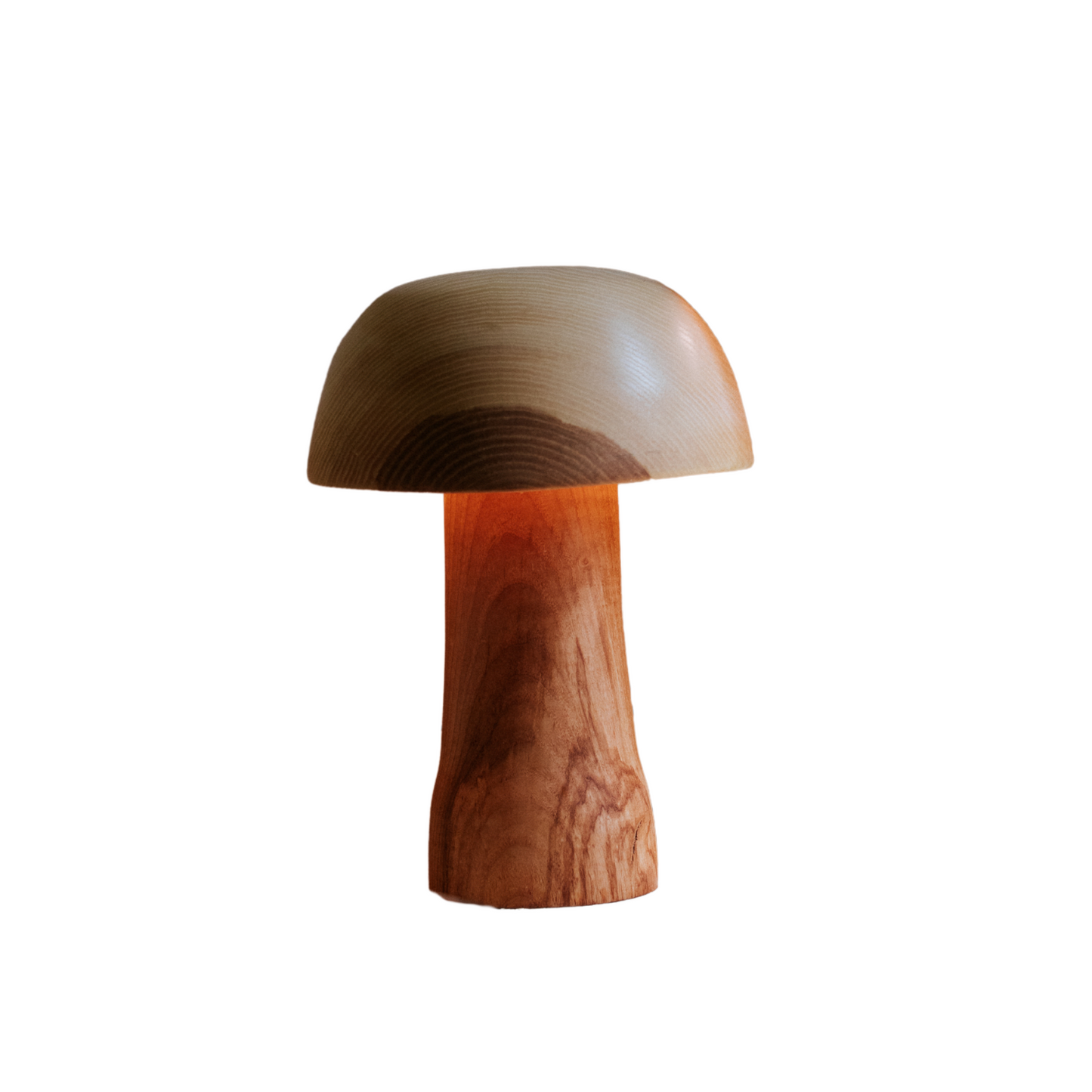 Wooden Mushroom Light