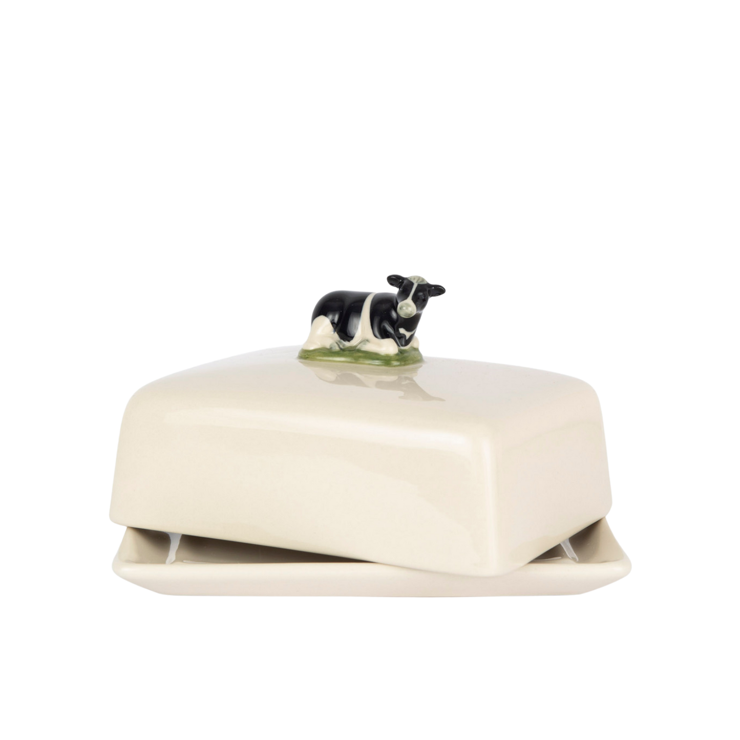 Fresian Cow Butter Dish