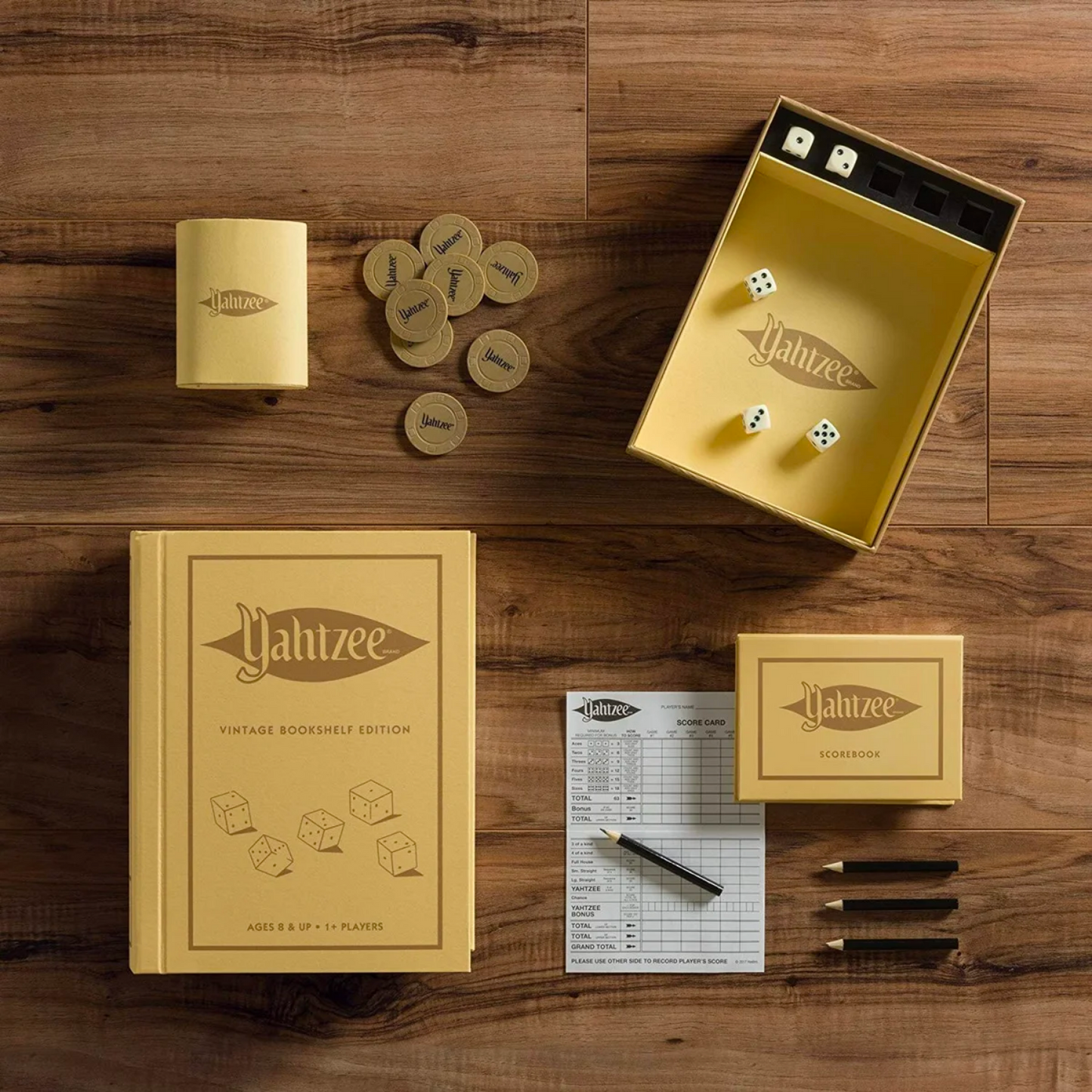 Yahtzee Vintage Linen Book Edition