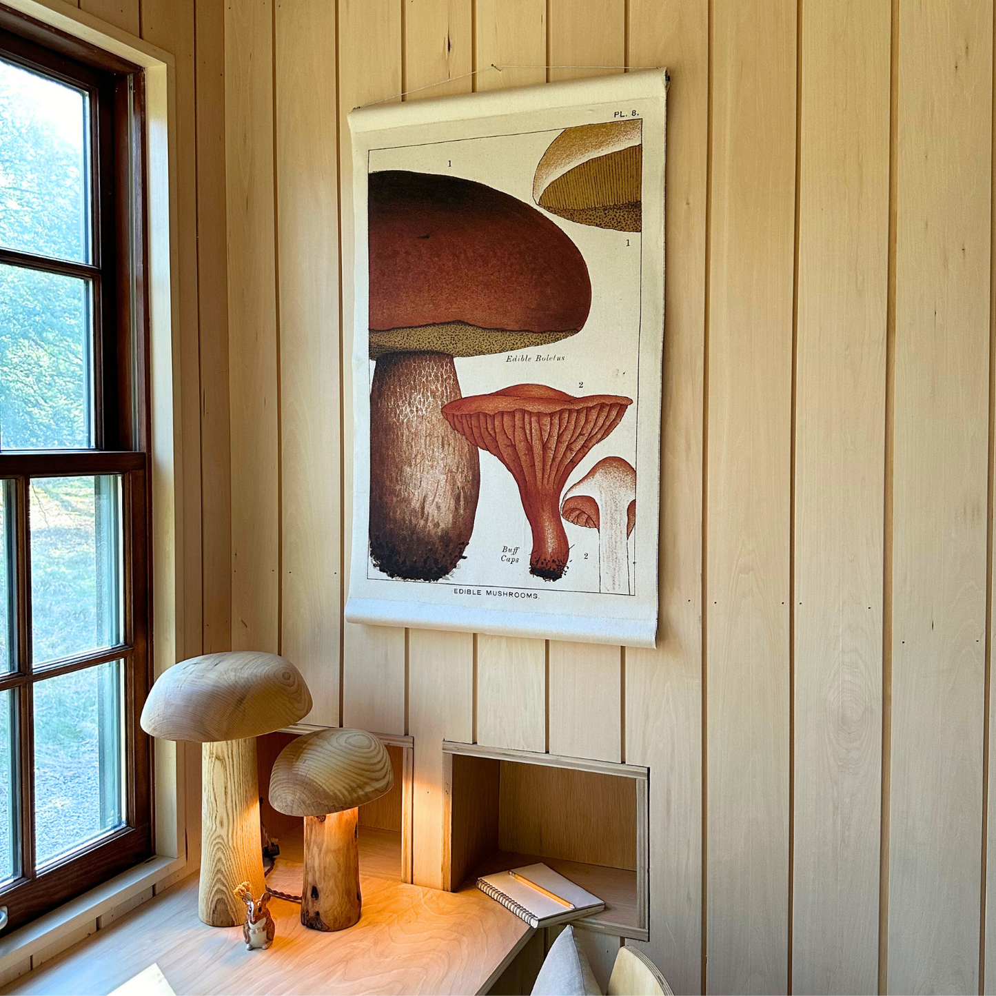 Bolete Mushroom - Canvas Wall Hanging