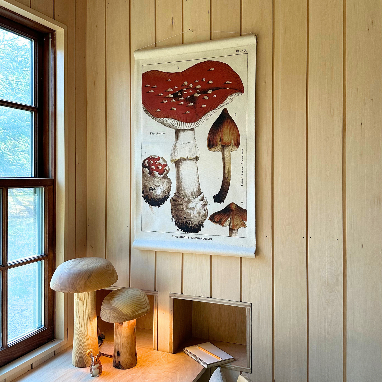 Fly Agaric Mushroom - Canvas Wall Hanging
