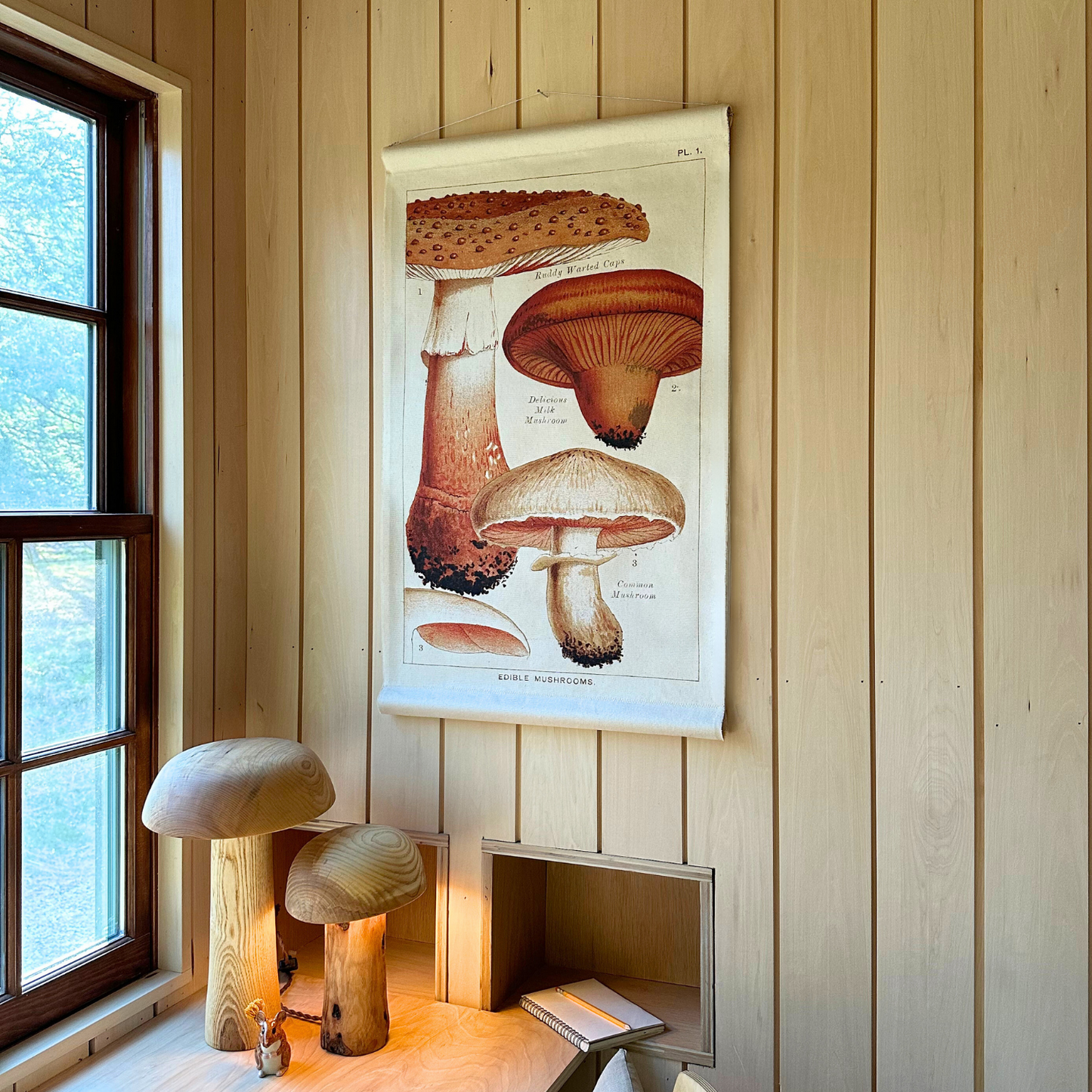 Milk Mushroom - Canvas Wall Hanging