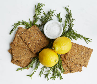 Rosemary & Lemon Knekkebrød / Organic Handcrafted Crispbread
