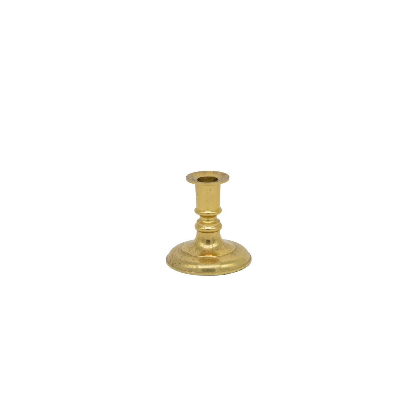 Short Brass Candlestick | Antique