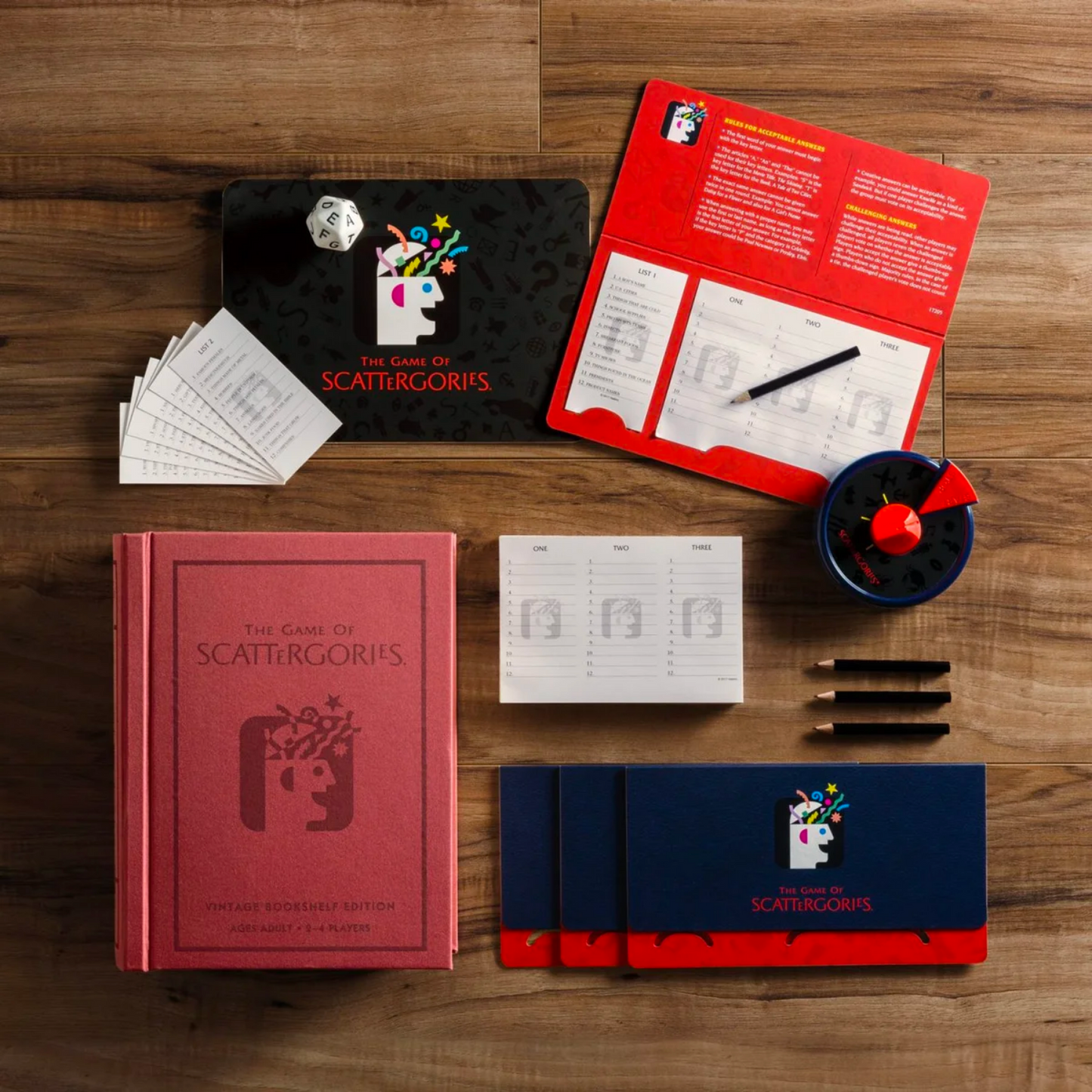 Scattergories Vintage Linen Book Edition