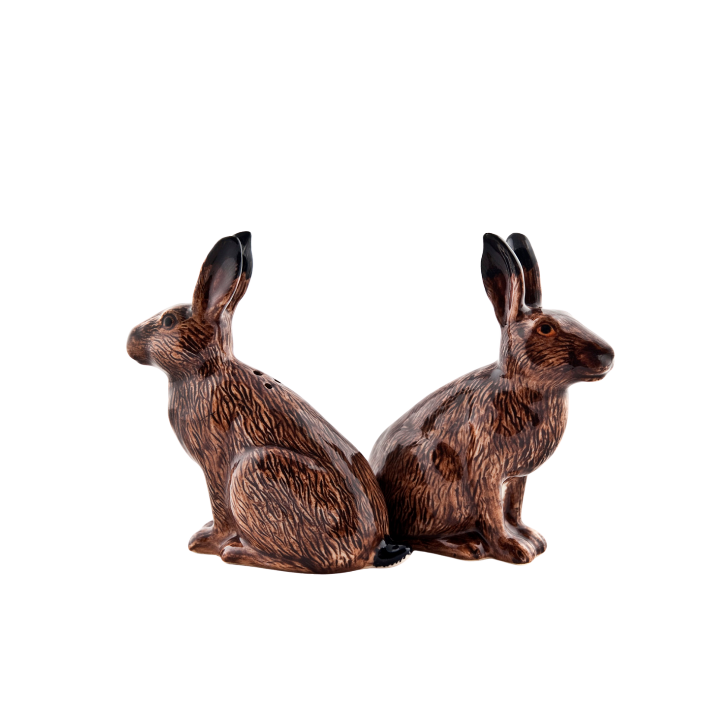 Hare salt and pepper shakers