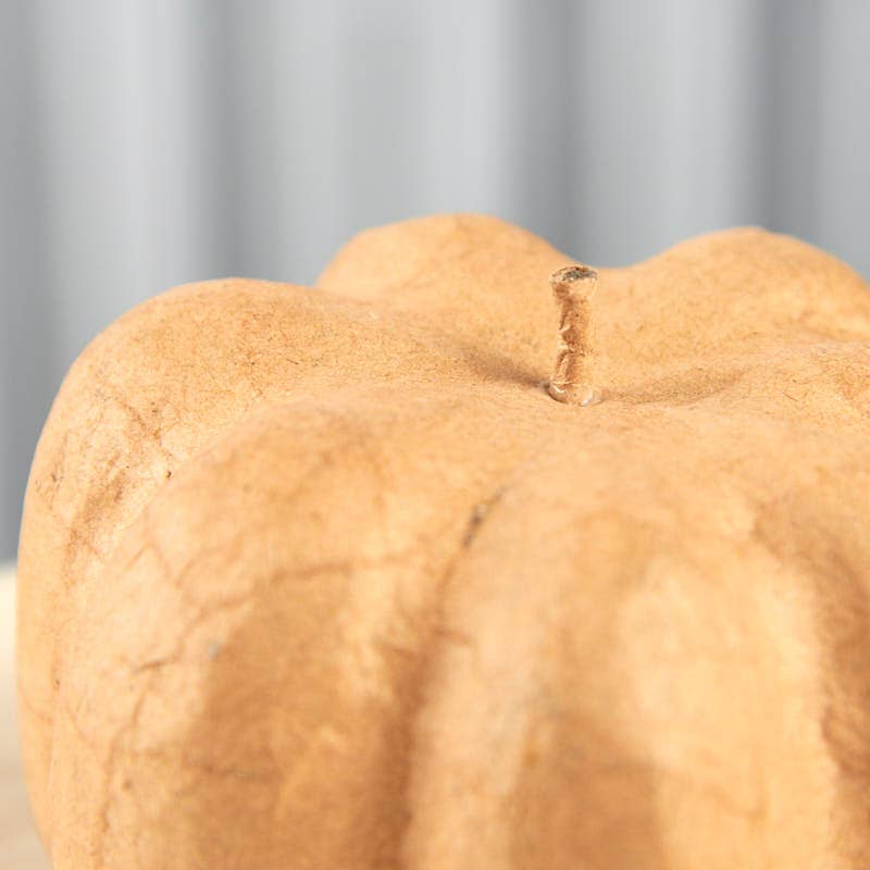 4-1/4" Paper Mache Pumpkin