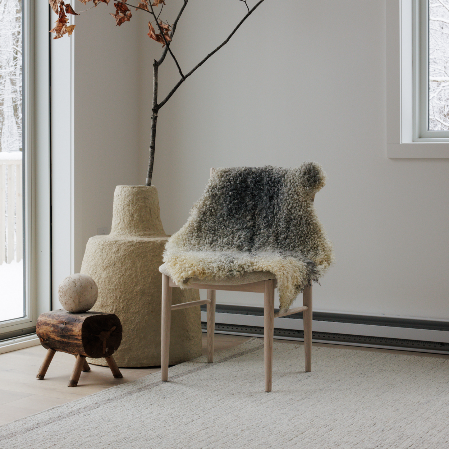 Swedish Gotland Curly Sheepskin