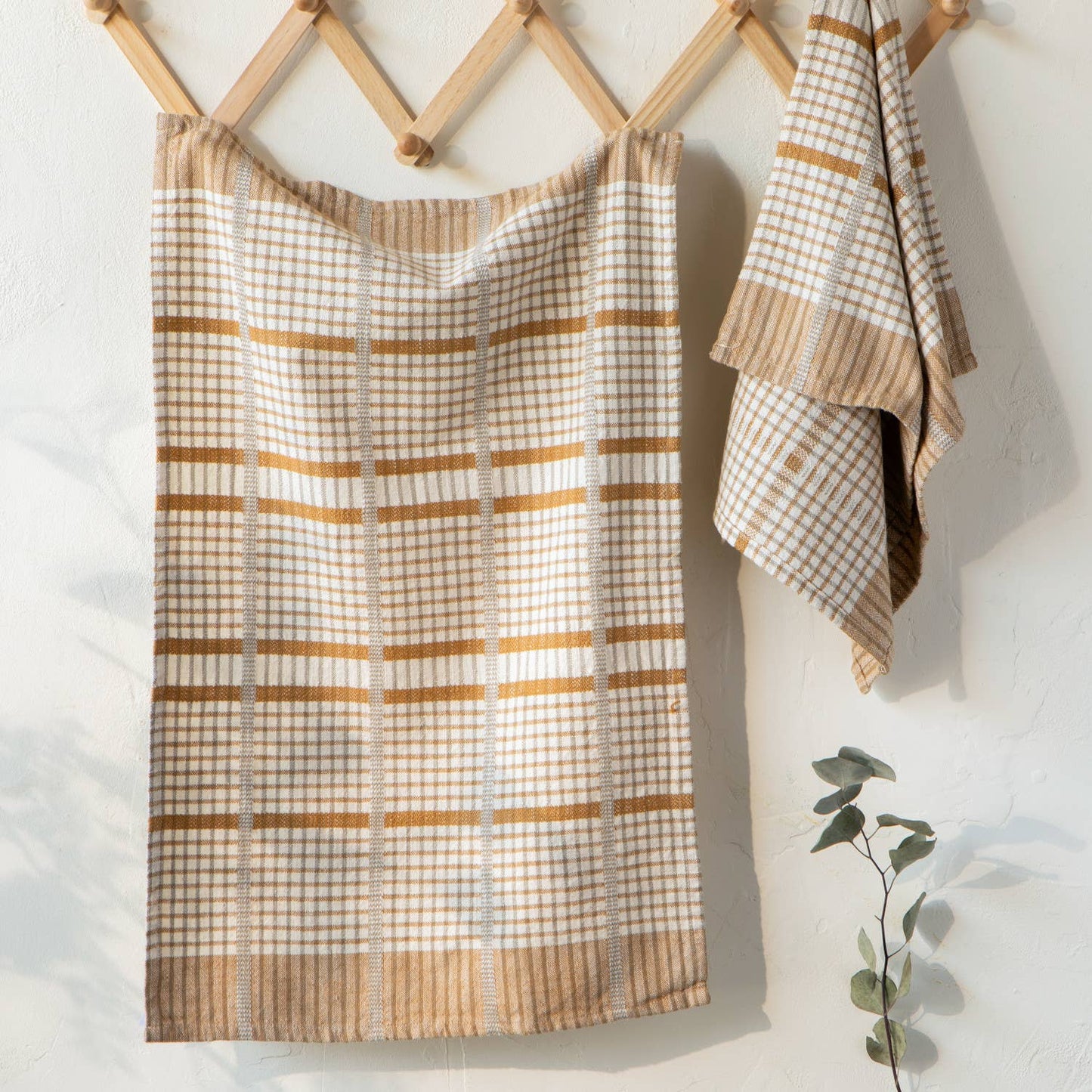 Saffron Finley Check Dishtowel / Tea Towel