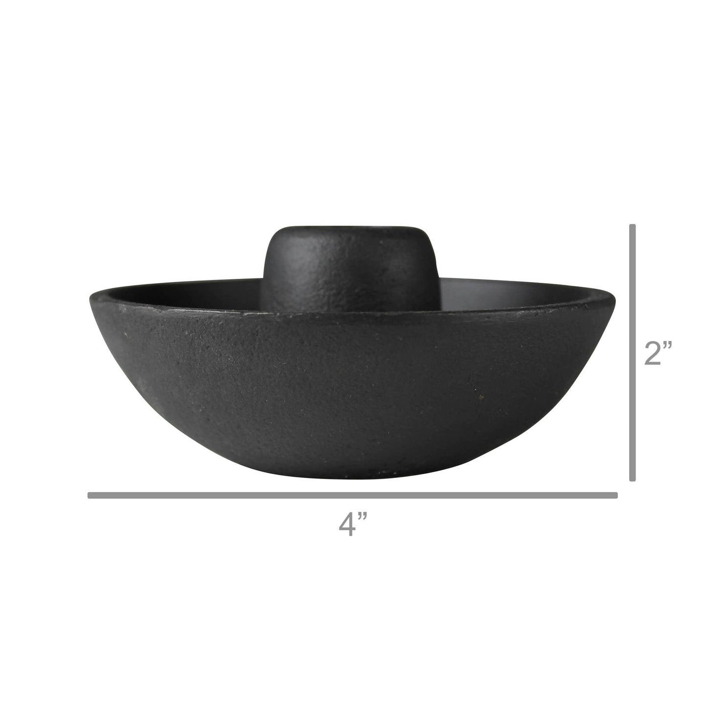 Sutton Taper Candle Holder, Cast Iron