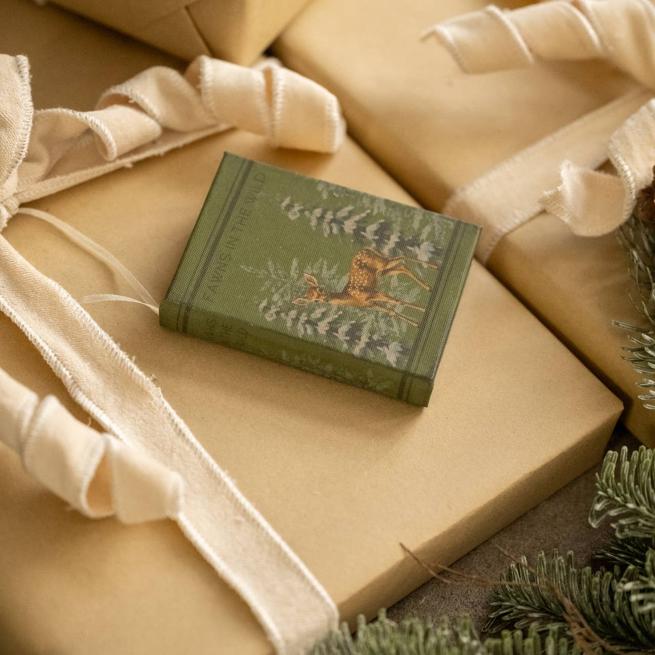 FAWNS IN THE WILD JOURNAL ORNAMENT