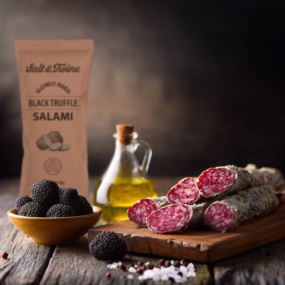 Truffle Salami Chub 12x5oz - New England Charcuterie