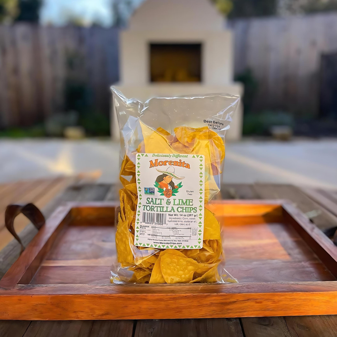 Morenita's Salt & Lime Artisan Corn Tortilla Chips - Gluten Free