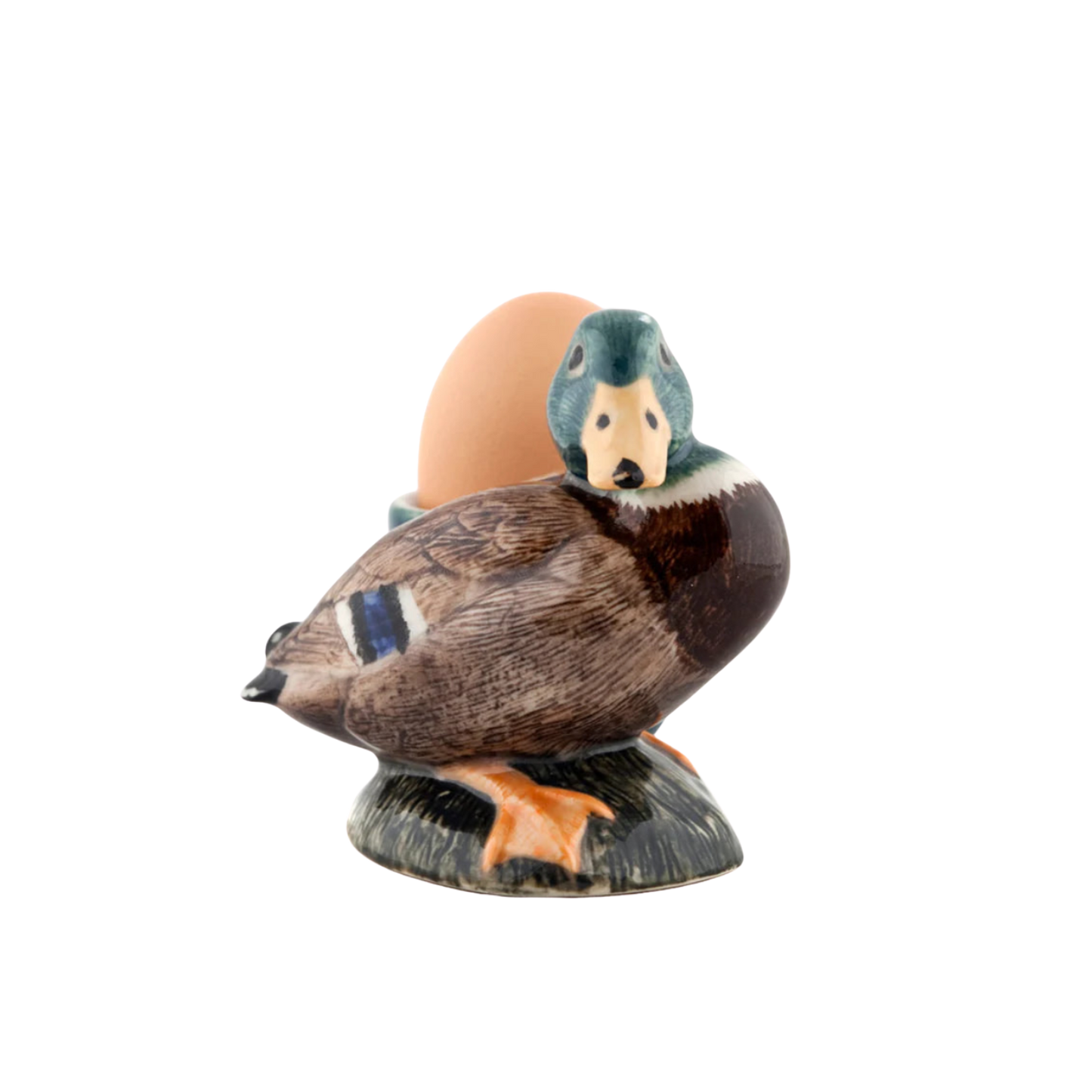 Mallard duck with Egg Cup