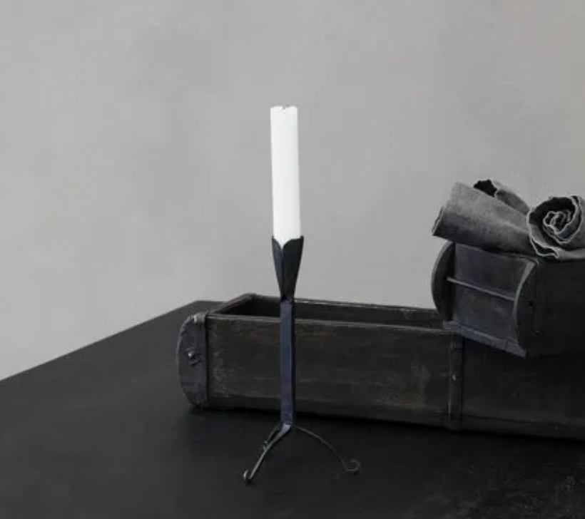 Cast Iron Candle Holder