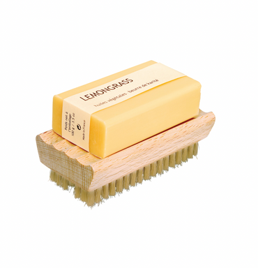 Nail brush With Soap Dish