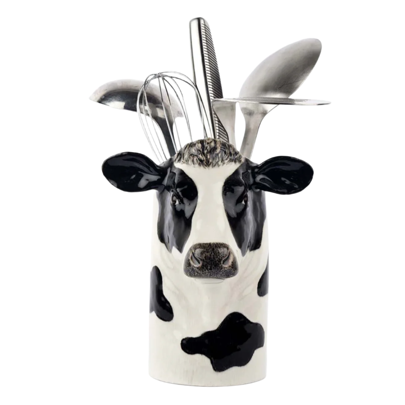 Friesian Cow Utensil Pot