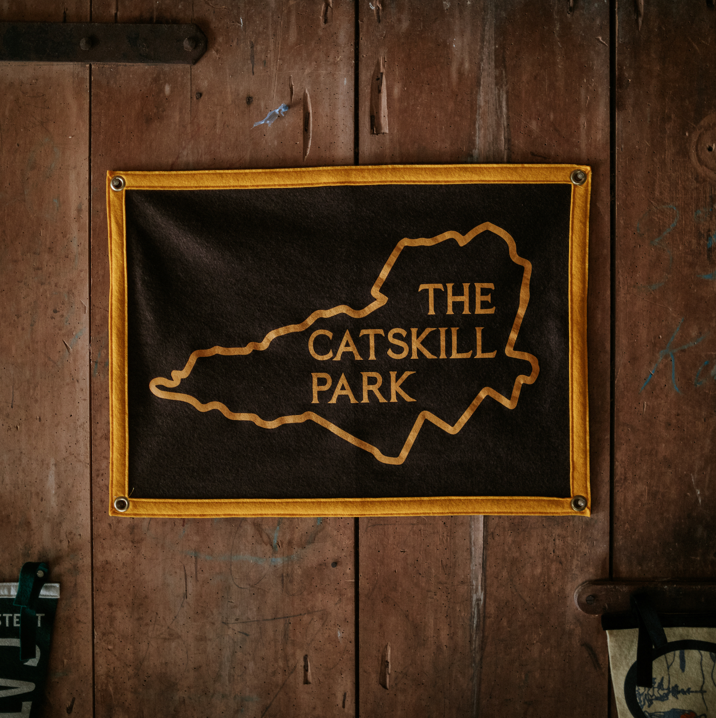Vintage Style "The Catskill Park" Camp Flag