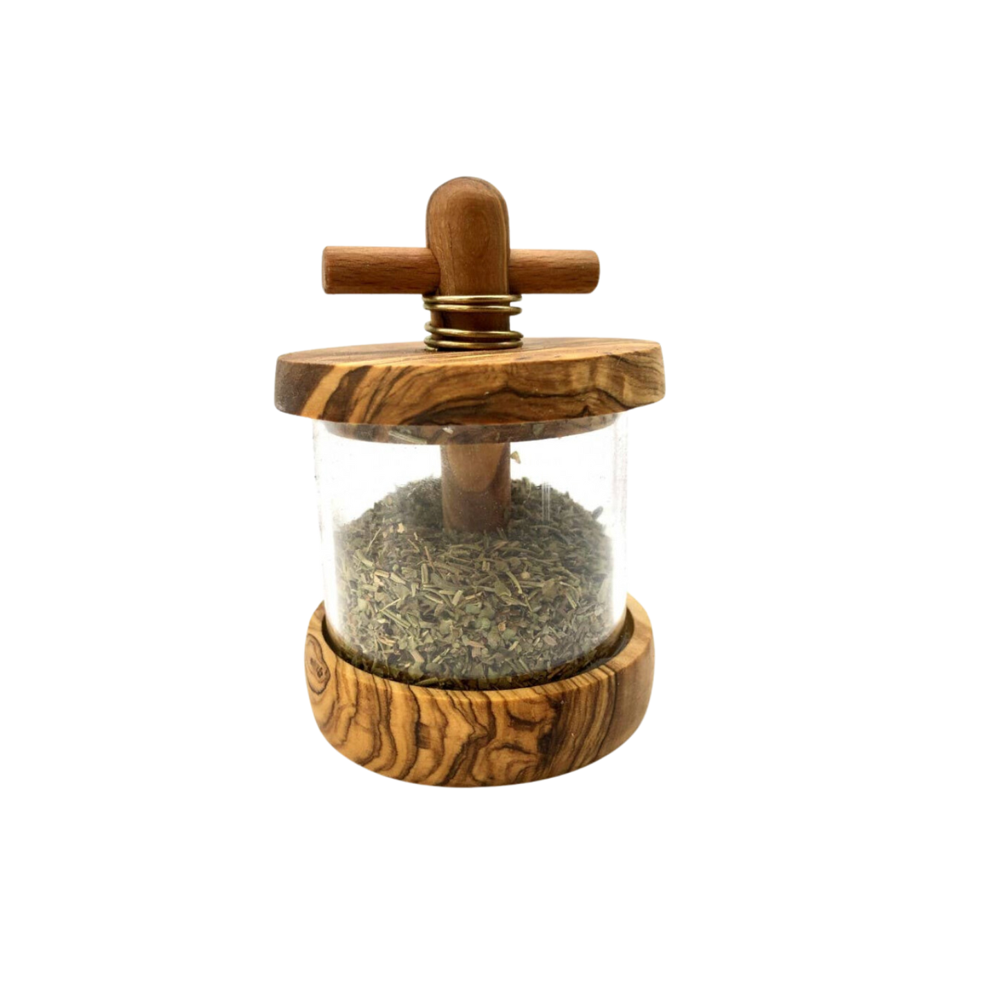 Olive Wood Herb Grinder
