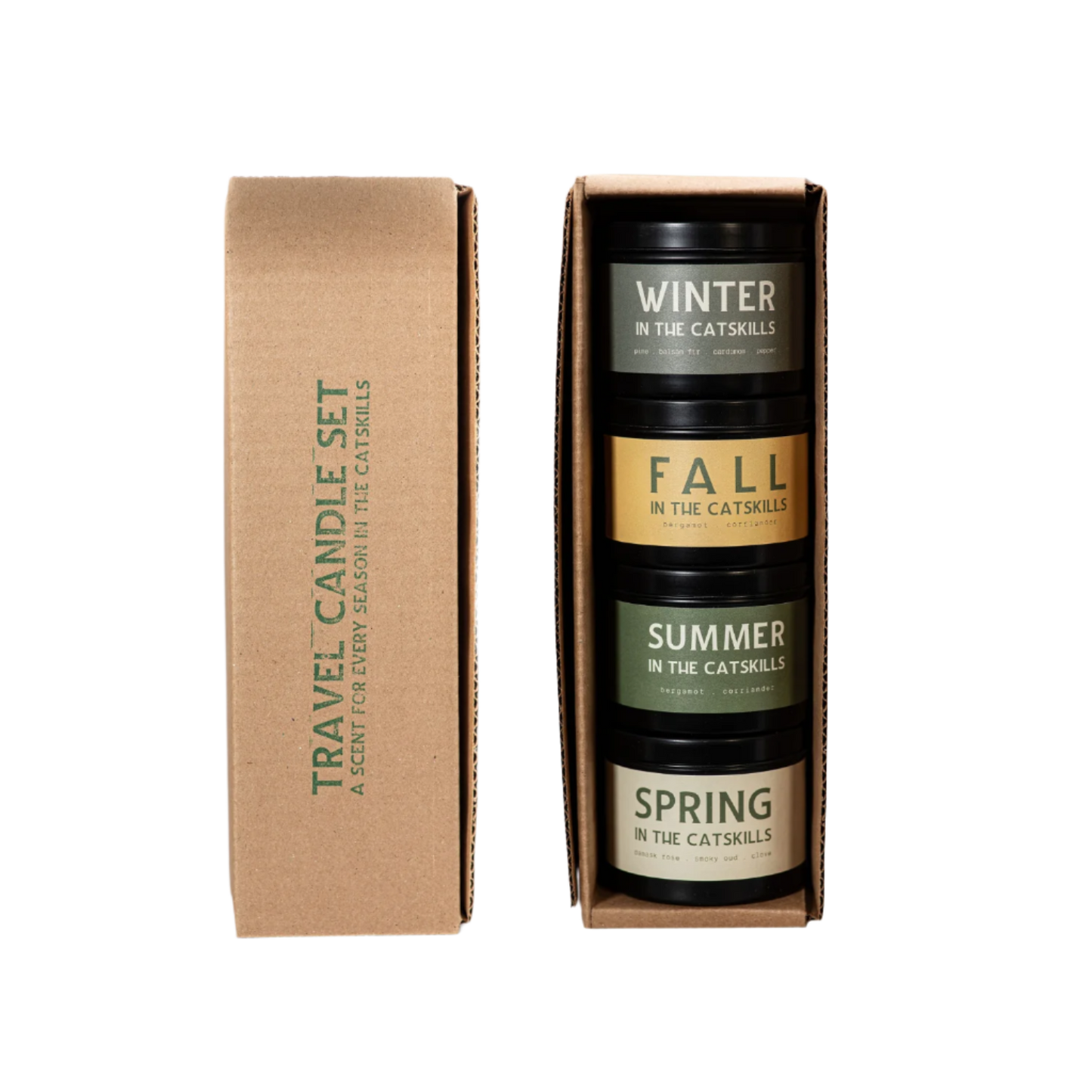 Homestedt Seasons in the Catskills Travel Candle Box Set