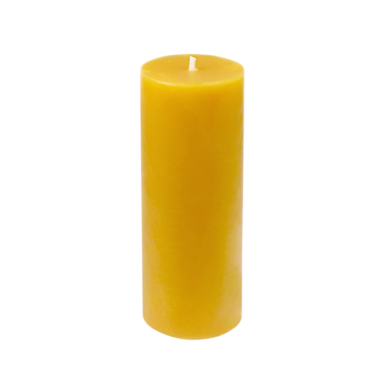 9 inch Beeswax Pillar Candle