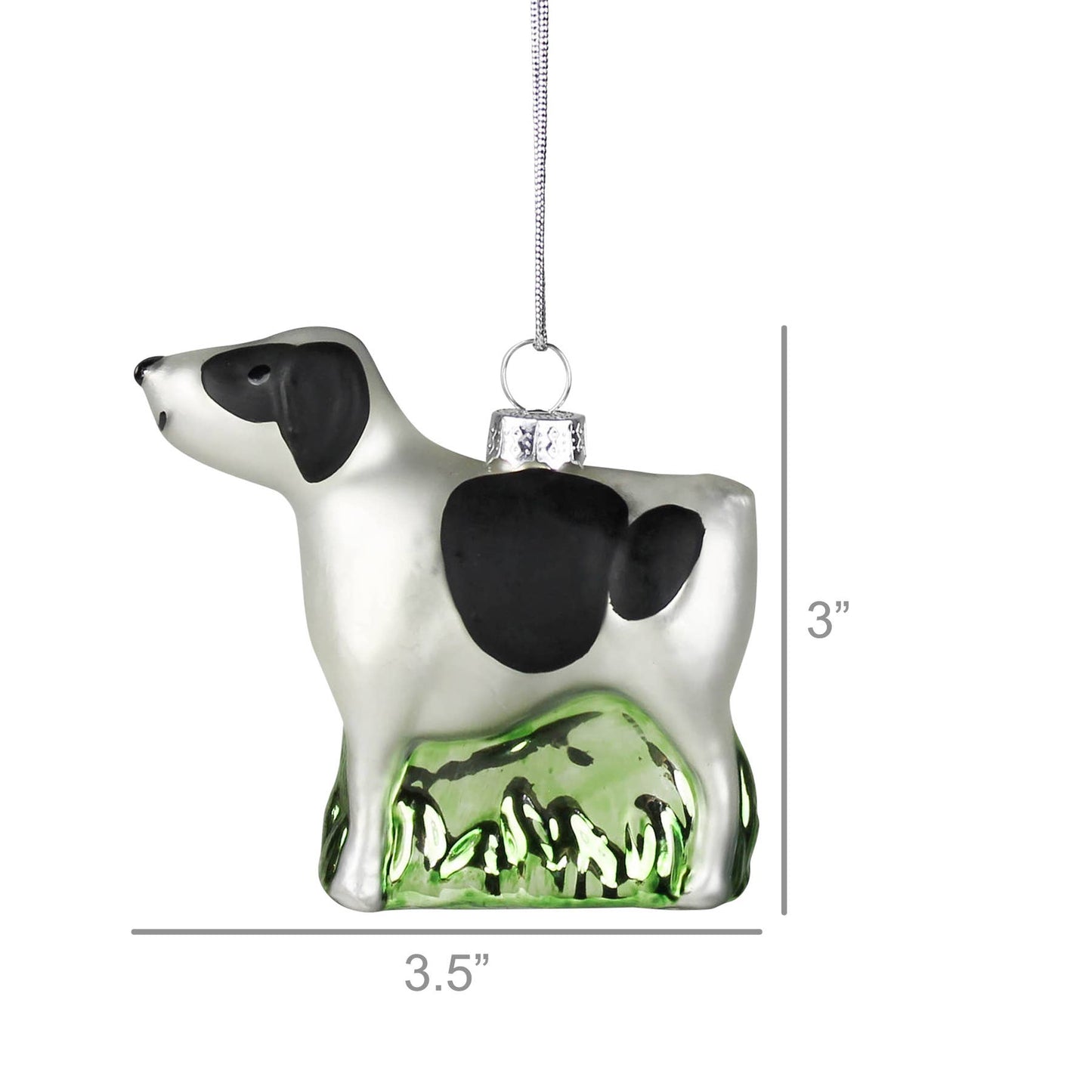 Dog Ornament, Glass