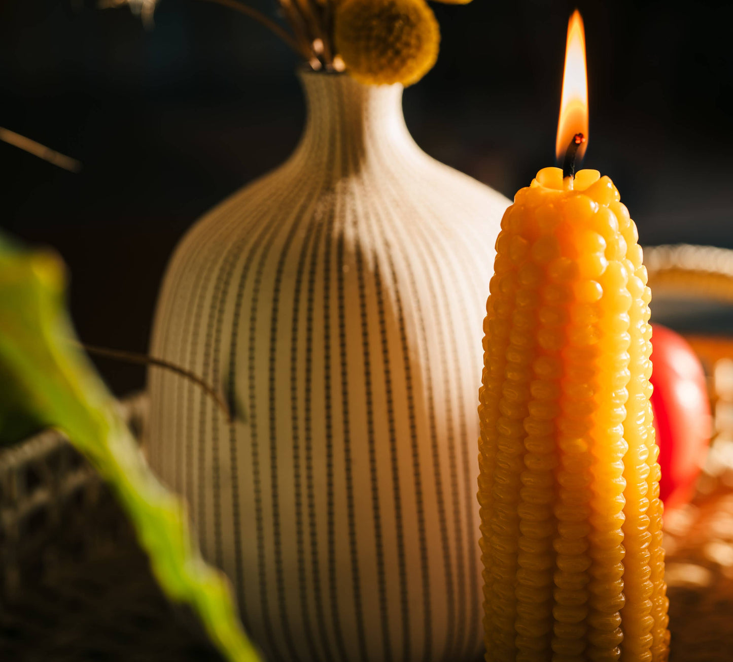 Beeswax Corn Cob