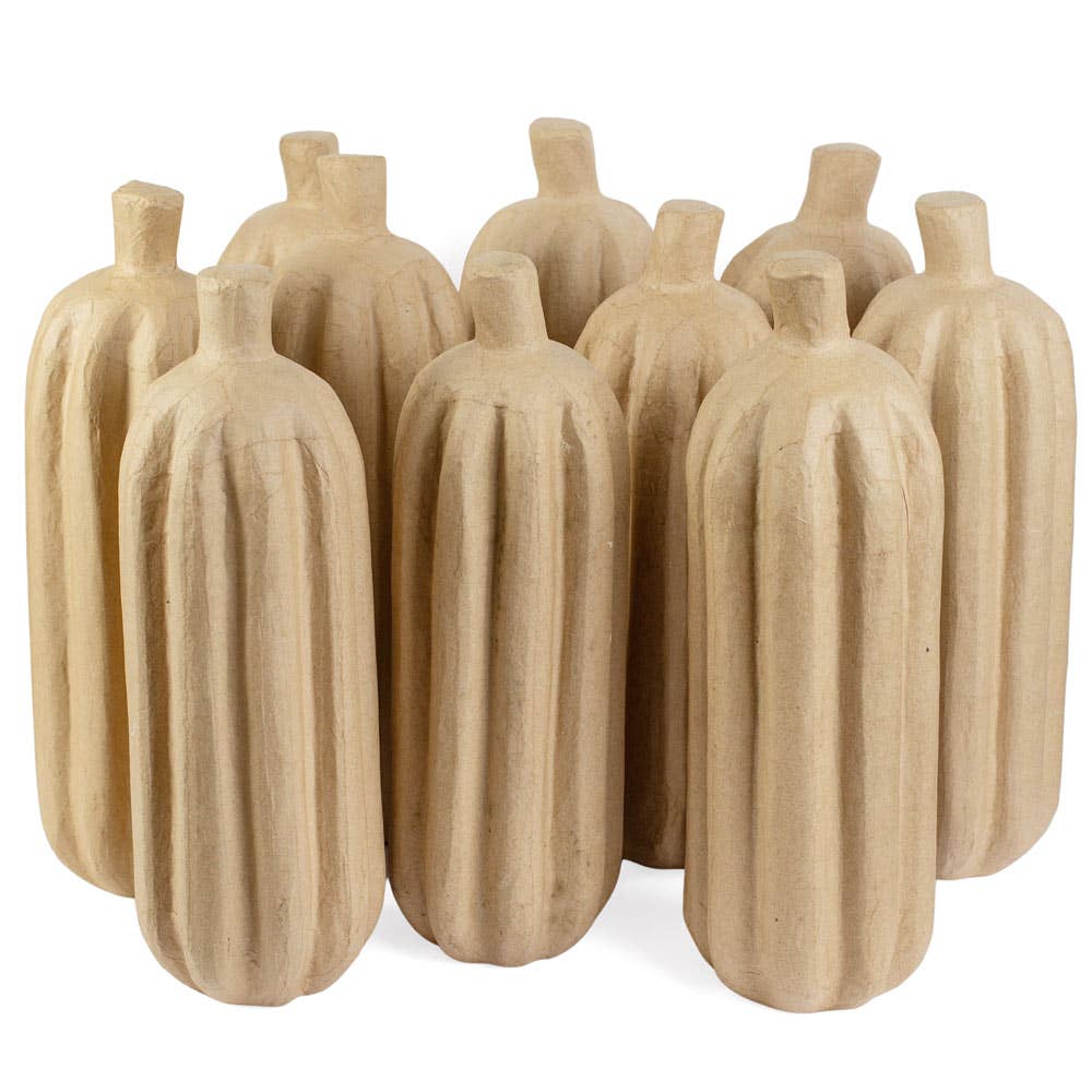 14-1/2" Paper Mache Tall Pumpkin