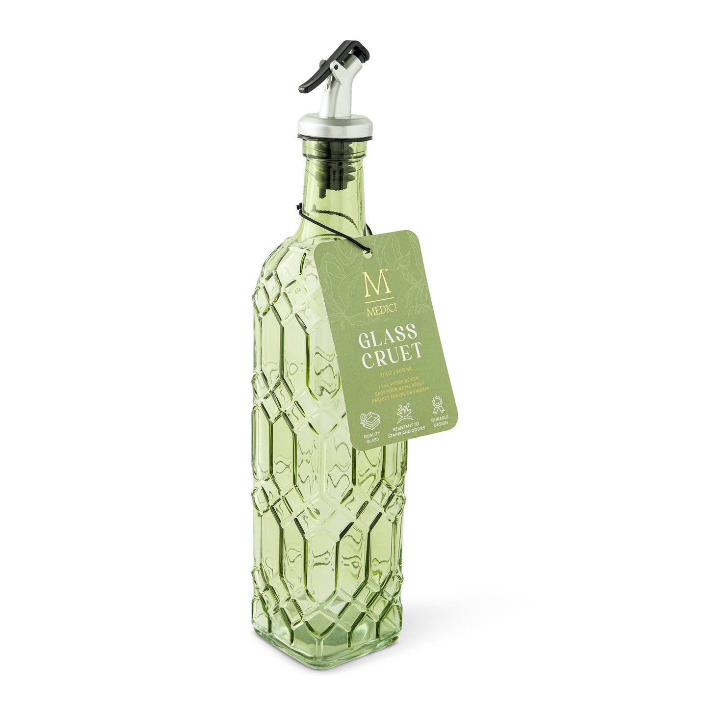 500ml Argyle Glass Cruet - Cypress Garden