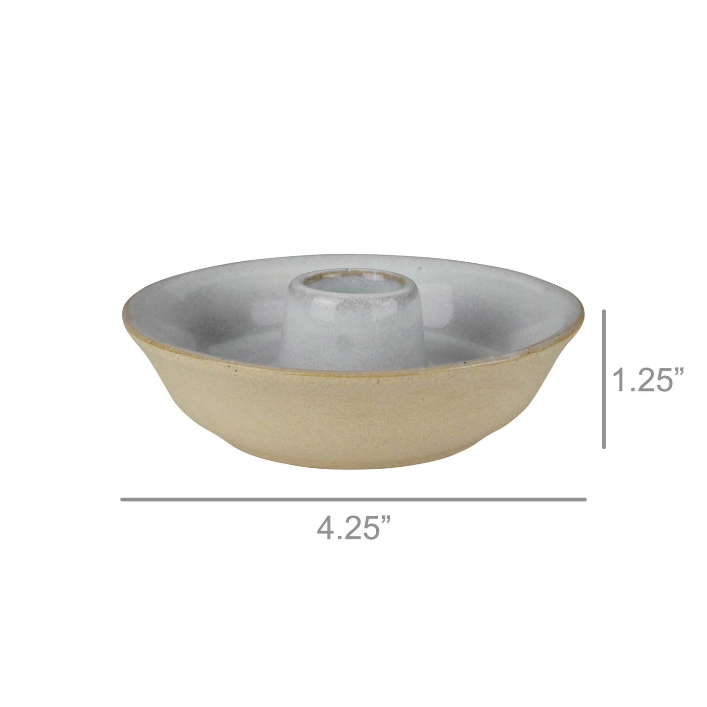 Lyna Taper Holder, Ceramic
