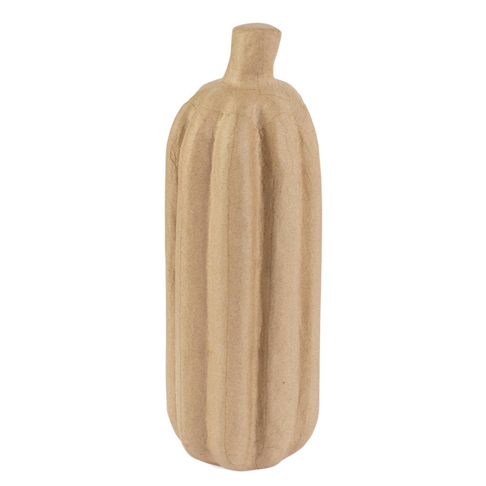 14-1/2" Paper Mache Tall Pumpkin
