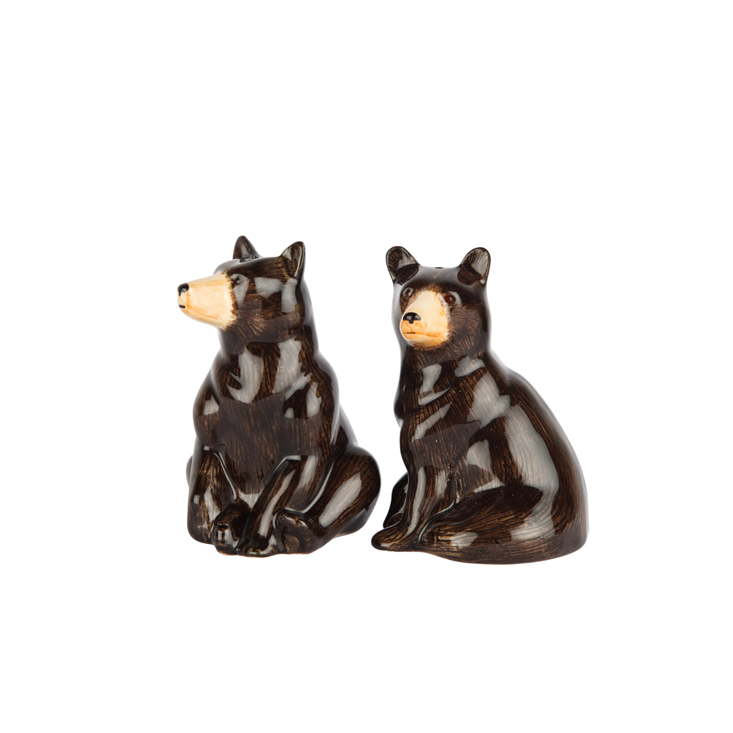 Black Bear salt and pepper shaker