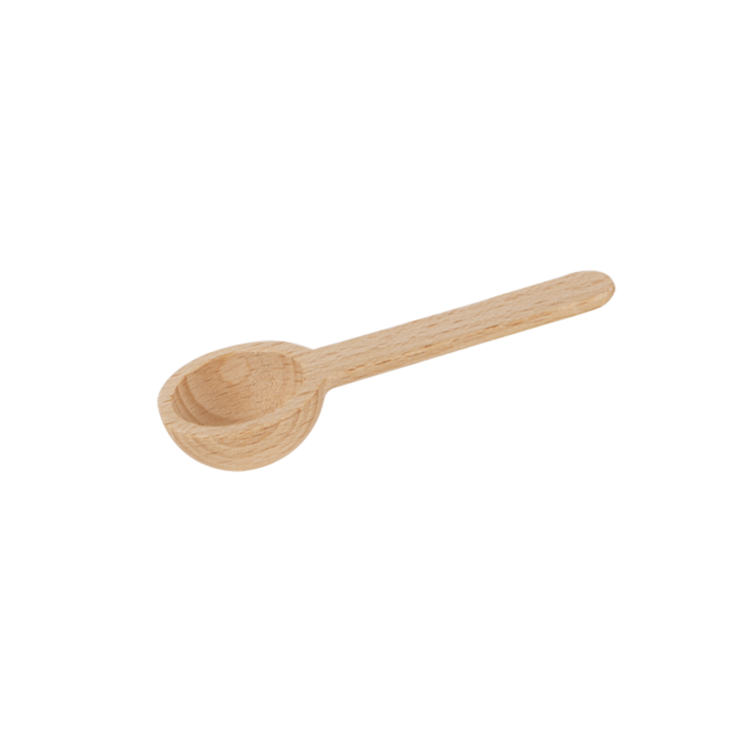 Beechwood Coffee Scoop Round