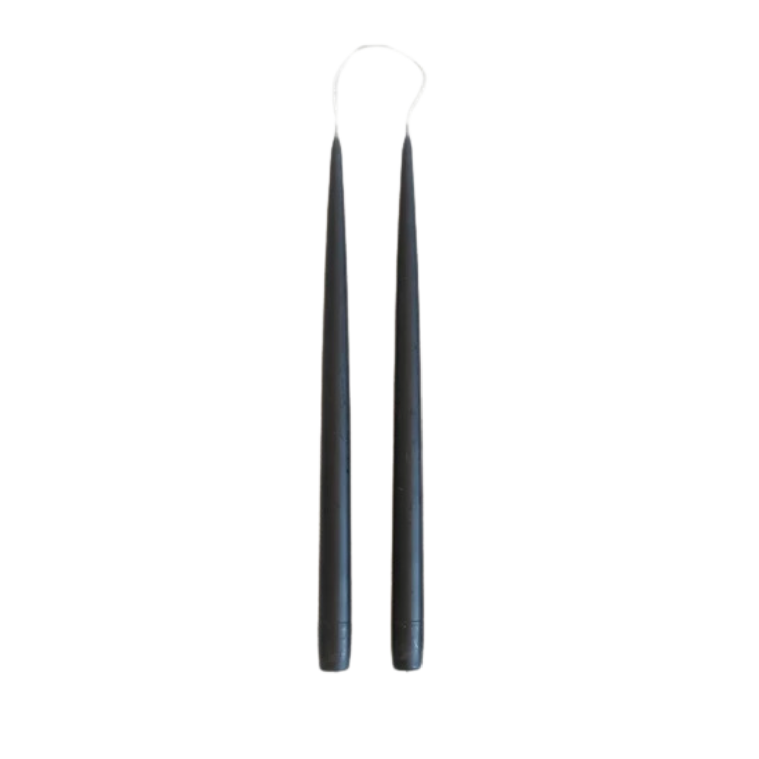 Hand Dipped Taper Candle - 13" - Black