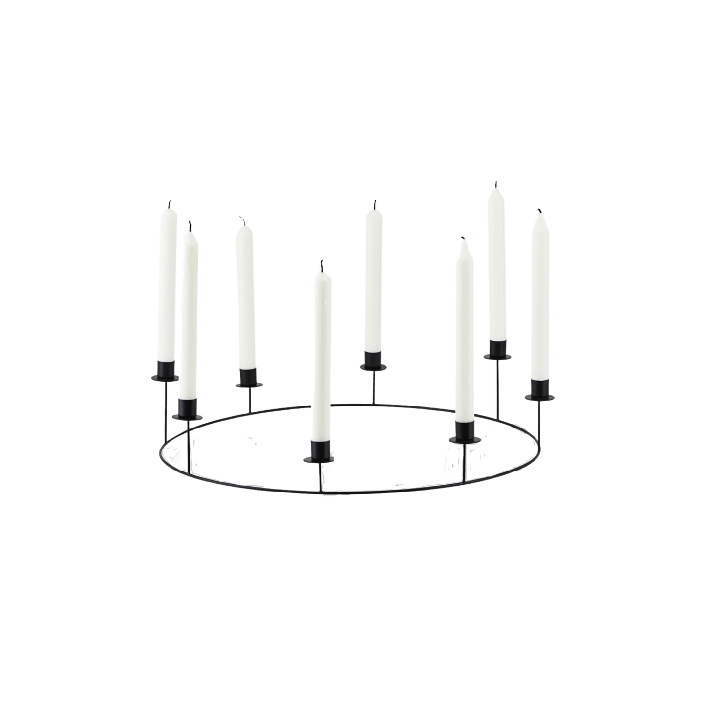 Cast Iron Ring Candle Holder Slim